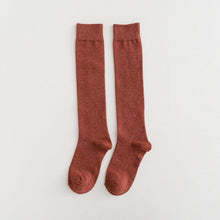 Load image into Gallery viewer, New Fashion Cotton Ladies Knee High Solid Color Socks Student Socks School Party Street Wear Dancing Socks High Quality Cotton Knee High Socks For Women
