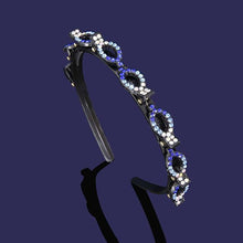Load image into Gallery viewer, New Fashion Explosion Pearl Rhinestone Bangs Clip Headband Double Combed Bangs Double Layer Braiding Headband with Hair Clips Hair Tools for Women Hair Accessories