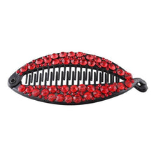 Load image into Gallery viewer, New Fashion Hair Clips Women Banana Barrettes Plastic Color Rhinestone Hair Claws Pins Clamps for Girls Ponytail Mohawk Bun Maker Accessories For Curly Hair Women