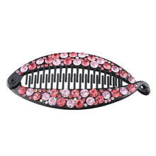 Load image into Gallery viewer, New Fashion Hair Clips Women Banana Barrettes Plastic Color Rhinestone Hair Claws Pins Clamps for Girls Ponytail Mohawk Bun Maker Accessories For Curly Hair Women