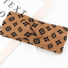Load image into Gallery viewer, New Fashion Luxury Brand Women Hairband Warm Casual Woolen Knitted Girl Headband Big Bow Knot Turban Autumn Gorgeous Hair Accessories For Women