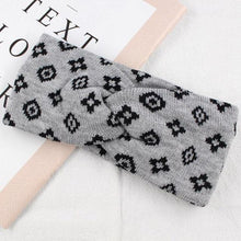 Load image into Gallery viewer, New Fashion Luxury Brand Women Hairband Warm Casual Woolen Knitted Girl Headband Big Bow Knot Turban Autumn Gorgeous Hair Accessories For Women