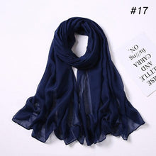 Load image into Gallery viewer, New Fashion Soft Cotton Elegant Viscose Scarf Ladies Scarf Shawls Lightweight Elegant Wraps Muslim Hijab scarf scarves For Women