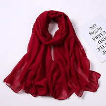 Load image into Gallery viewer, New Fashion Soft Cotton Elegant Viscose Scarf Ladies Scarf Shawls Lightweight Elegant Wraps Muslim Hijab scarf scarves For Women