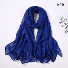 Load image into Gallery viewer, New Fashion Soft Cotton Elegant Viscose Scarf Ladies Scarf Shawls Lightweight Elegant Wraps Muslim Hijab scarf scarves For Women