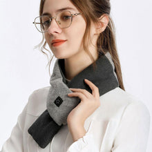 Load image into Gallery viewer, New Fashion Winter USB Heated Scarf Unisex Neck Warmer Neckerchief Winter Rechargeable Heating Elegant Scarf Neck Heating Pad Lightweight Shawl To Keep Your Neck Warm Shawl For Women