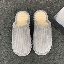 Load image into Gallery viewer, New Fashion Winter Warm Cotton Slippers Women Men Home Shoes Simple Non-slip Cotton House Slippers Cozy Memory Foam Washable For Summer Bedroom