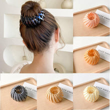 Load image into Gallery viewer, New Fashion Women Bun Hair Claw Horsetail Buckle Hair Clip Bird Nest Expanding Hair Accessories Female Ponytail Hair Accessories For Women