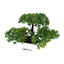 Load image into Gallery viewer, New Festival Potted Simulation Decorative Bonsai Home Office Pine Tree Gift Ornament Lifelike Accessory Artificial Bonsai Artificial Bonsai Tree Fake Greenery for Home Office Desk Wall Book Shelf Decor Room Decor