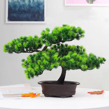 Load image into Gallery viewer, New Festival Potted Simulation Decorative Bonsai Home Office Pine Tree Gift Ornament Lifelike Accessory Artificial Bonsai Artificial Bonsai Tree Fake Greenery for Home Office Desk Wall Book Shelf Decor Room Decor