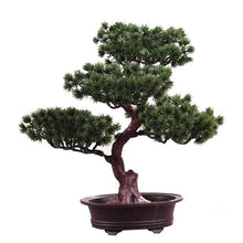Load image into Gallery viewer, New Festival Potted Simulation Decorative Bonsai Home Office Pine Tree Gift Ornament Lifelike Accessory Artificial Bonsai Artificial Bonsai Tree Fake Greenery for Home Office Desk Wall Book Shelf Decor Room Decor