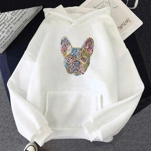 Load image into Gallery viewer, New French Bulldog Hoodies Oversized Cute Dog Print Sweatshirt Funny Graphic Unisex Fashion Hoodie Streetwear Female Hooded Cute Dog Print Sweatshirt Funny Graphic Unisex Fashion Hoodie