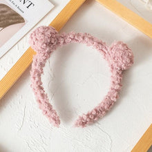 Load image into Gallery viewer, New Gils Cute Plush Bear Rabbit Ears Headband Autumn Winter Head Hoop Cartoon Girls Kid Hairband Headdress Gorgeous Hair Accessories For Women