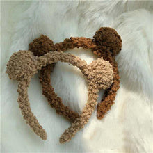 Load image into Gallery viewer, New Gils Cute Plush Bear Rabbit Ears Headband Autumn Winter Head Hoop Cartoon Girls Kid Hairband Headdress Gorgeous Hair Accessories For Women