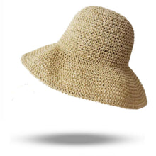 Load image into Gallery viewer, New Girl Sun Hat Unique Trendy Women's Sun Protection Hat Wide Brim Floppy Summer Hats Women Retro Casual Straw Bucket Hat Comfortable Soft Every Day Travel Hat