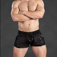 Load image into Gallery viewer, New Gym Men's Sport Running Shorts Quick Dry grid Workout Short Pants GYM Wear Men Soccer Tennis Training Beach Swim Shorts Men's Boxer Shorts Ice Silk Mesh Underwear Breathable Basic Boxer Briefs Underpants Sports Shorts