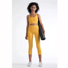 Load image into Gallery viewer, New High Quality Fabric Nylon Breathable Women Yoga Tops Bra Solid Color And Sports Wear Outdoor Exercise Clothes For Ladies