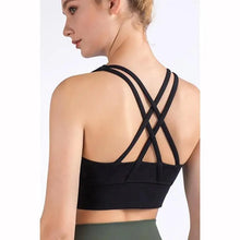 Load image into Gallery viewer, New High Quality Fabric Nylon Breathable Women Yoga Tops Bra Solid Color And Sports Wear Outdoor Exercise Clothes For Ladies