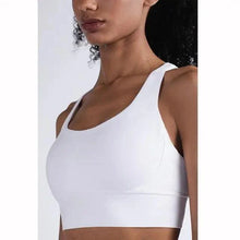Load image into Gallery viewer, New High Quality Fabric Nylon Breathable Women Yoga Tops Bra Solid Color And Sports Wear Outdoor Exercise Clothes For Ladies