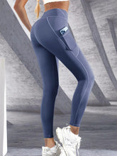 Load image into Gallery viewer, New High Waist Women's Leggings Stretch Yoga Pants Tights With Pockets Push Up Fitness Running Sportswear Solid Color Pants