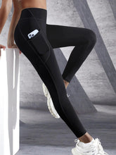 Load image into Gallery viewer, New High Waist Women's Leggings Stretch Yoga Pants Tights With Pockets Push Up Fitness Running Sportswear Solid Color Pants