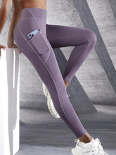 Load image into Gallery viewer, New High Waist Women's Leggings Stretch Yoga Pants Tights With Pockets Push Up Fitness Running Sportswear Solid Color Pants