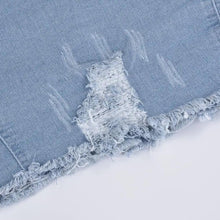 Load image into Gallery viewer, New Incredible Spring Women Sexy Ripped Denim Jackets Vintage Casual Short Jean Jacket Puff Sleeve Winter Female Coat Streetwear