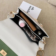 Load image into Gallery viewer, New Look Contrast Color Scrub Leather Crossbody Bags For Women And Girls Simple Chain Shoulder Bag , Purses And Handbags For Ladies