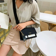 Load image into Gallery viewer, New Look Contrast Color Scrub Leather Crossbody Bags For Women And Girls Simple Chain Shoulder Bag , Purses And Handbags For Ladies