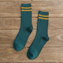 Load image into Gallery viewer, New Loose Solid Colors High School Girls Cute Socks Needles Knitting Cotton Scrunch Socks For Women