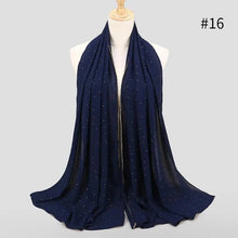 Load image into Gallery viewer, New Luxurious Gold Chiffon Head Scarf Solid Soft Long Muslim Scarves For Women Hijab Musulman Female Shawl and Wrap