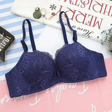 Load image into Gallery viewer, New Luxurious Lace Floral Wireless Bras For Women Front Closure Bras Plus Size Bralette Comfortable Adjusted Push Up Bra