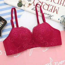 Load image into Gallery viewer, New Luxurious Lace Floral Wireless Bras For Women Front Closure Bras Plus Size Bralette Comfortable Adjusted Push Up Bra