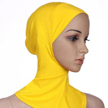 Load image into Gallery viewer, New Luxury Fashion Winter Soft Colorful Inner Hijab Cap Muslim Turban Hijab Caps Muslim Under Scarf Women Lightweight Hijab Bonnet Muslim Women Elegant Scarf Turbans Head For Women Women's Hijabs Hijab Caps Hat For Women