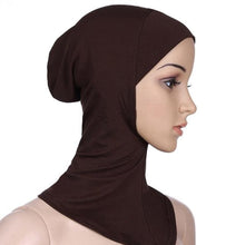 Load image into Gallery viewer, New Luxury Fashion Winter Soft Colorful Inner Hijab Cap Muslim Turban Hijab Caps Muslim Under Scarf Women Lightweight Hijab Bonnet Muslim Women Elegant Scarf Turbans Head For Women Women's Hijabs Hijab Caps Hat For Women
