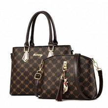 Load image into Gallery viewer, New Luxury Leather Bags Set 2 Pcs Handbag For Women And Girls Stylish Shoulder Gift Bag For Females