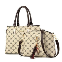 Load image into Gallery viewer, New Luxury Leather Bags Set 2 Pcs Handbag For Women And Girls Stylish Shoulder Gift Bag For Females