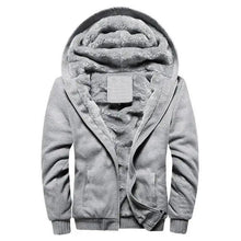 Load image into Gallery viewer, New Men Hoodies Winter Thick Warm Fleece Men Hoodies Coat Sportwear Male Streetwear Men Winter Warm Fleece Sweater Jacket Thick Padded Coat Hoodie