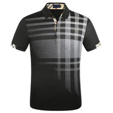 Load image into Gallery viewer, New Men's Polo Shirt Men Soft Cotton Short Sleeve Shirt Nice Plus Size Modern Polo Shirt for Men Short Sleeve Slim Fit Summer Thin Shirt Men Polo Shirt Plaid Clothing