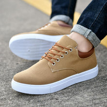 Load image into Gallery viewer, New Mens Canvas Shoes Spring Summer Casual Canvas Shoes Flats Men Shoes Driving Business Shoes Breathable Canvas Shoes Fashion Casual Shoes Fashion Sneakers Breathable Comfort Shoes