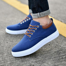 Load image into Gallery viewer, New Mens Canvas Shoes Spring Summer Casual Canvas Shoes Flats Men Shoes Driving Business Shoes Breathable Canvas Shoes Fashion Casual Shoes Fashion Sneakers Breathable Comfort Shoes