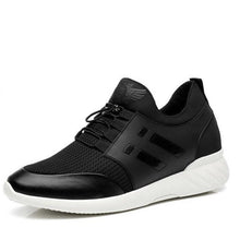 Load image into Gallery viewer, New Mens Casual Leather Lace Up Sneakers Solid Color Breathable Business Mens Fashion Leather Dress Sneakers Flexible Business Casual Non-Slip Shoes For Men