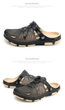 Load image into Gallery viewer, New Mens Sandals Summer Flip Flops Slippers Outdoor Beach Casual Shoes Sandals Water Shoes Outdoor Beach Yard Pool Shower Summer Sandals Outdoor Slippers