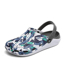 Load image into Gallery viewer, New Mens Summer Slippers Beach Sandals Jelly Shoes Men Outdoor Sandals Hollow Clogs Adjustable Garden Slippers House Shoes Durable Lightweight Beach Clogs