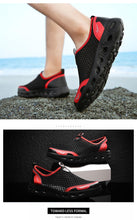 Load image into Gallery viewer, New Mesh Mens Aqua Shoes Outdoor Breathable Quick Dry Water Sneakers Light Anti-Skid Sport Footwear Comfortable Mesh Work Shoes Beach Swim Surf Shoes Water Shoes