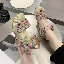 Load image into Gallery viewer, New Modern Women Wood High Heels Sandals Elegant Stylish Design Summer Womens Shoes