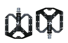 Load image into Gallery viewer, New Mountain Non-Slip Bike Pedals Platform Bicycle Flat Alloy Pedals 9/16 3 Bearings For Road Bikes Mountain Bike Pedals Flat Bicycle Pedals 9/16 Lightweight Road Bike Pedals Carbon Fiber Sealed Bearing Flat Pedals