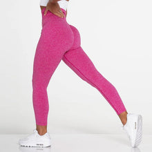 Load image into Gallery viewer, New Pink Seamless Leggings Women Workout Gym Clothing Push Up Legging Lifting Leggings For Women Seamless Workout Leggings High Waist Yoga Pants Sport Women Fitness Active Wear