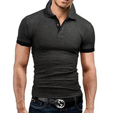 Load image into Gallery viewer, New Polo Shirt Men Summer Cool Men's Shirts Sleeve Polo Business Clothes Luxury Men Tee Shirt Polos women's short sleeves Summer Men's T-shirt Short Sleeved Lapel Casual T-shirt for Male Half Sleeve Tops