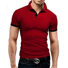 Load image into Gallery viewer, New Polo Shirt Men Summer Cool Men's Shirts Sleeve Polo Business Clothes Luxury Men Tee Shirt Polos women's short sleeves Summer Men's T-shirt Short Sleeved Lapel Casual T-shirt for Male Half Sleeve Tops